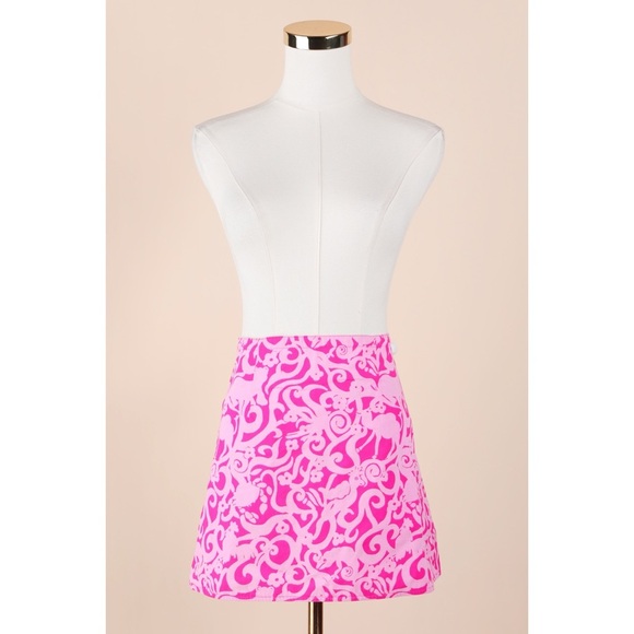 Sz 4 Lilly Pulitzer Princess Pink Halter Top & Wrap Skirt Matching Set GUC - Picture 2 of 7